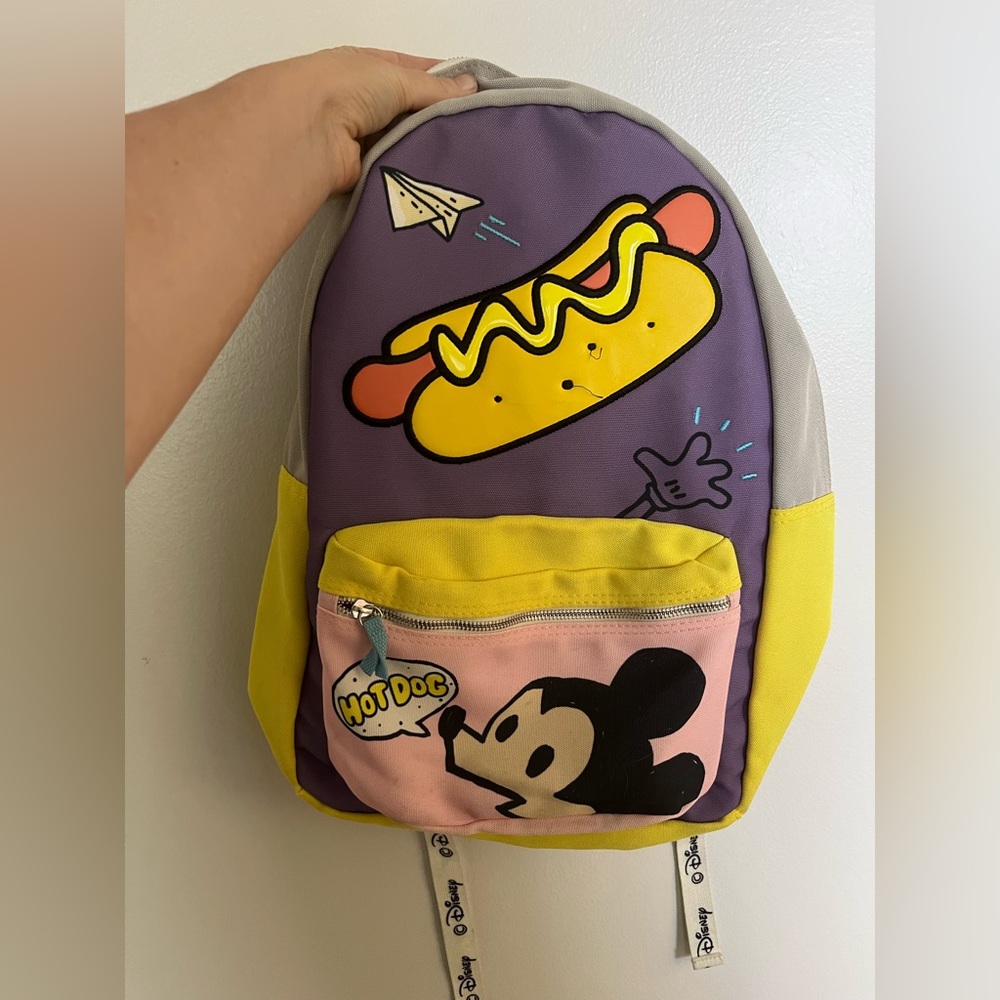 Disney Mickey Mouse Hot Dog backpack